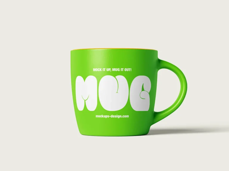 Homepage Ceramic matt mug mockup
