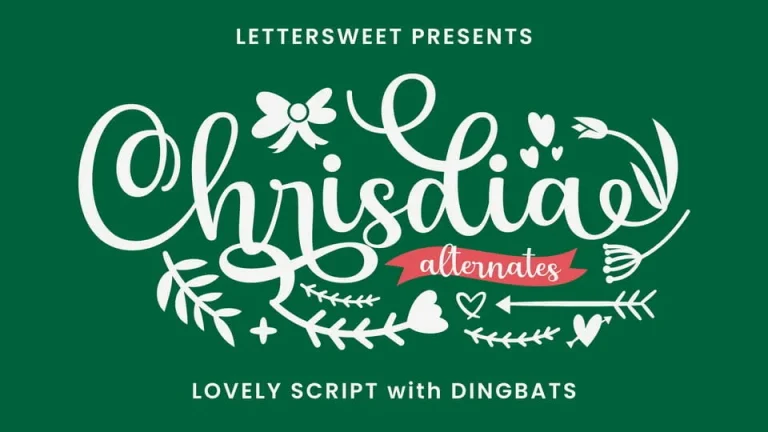 Homepage Chrisdia Font