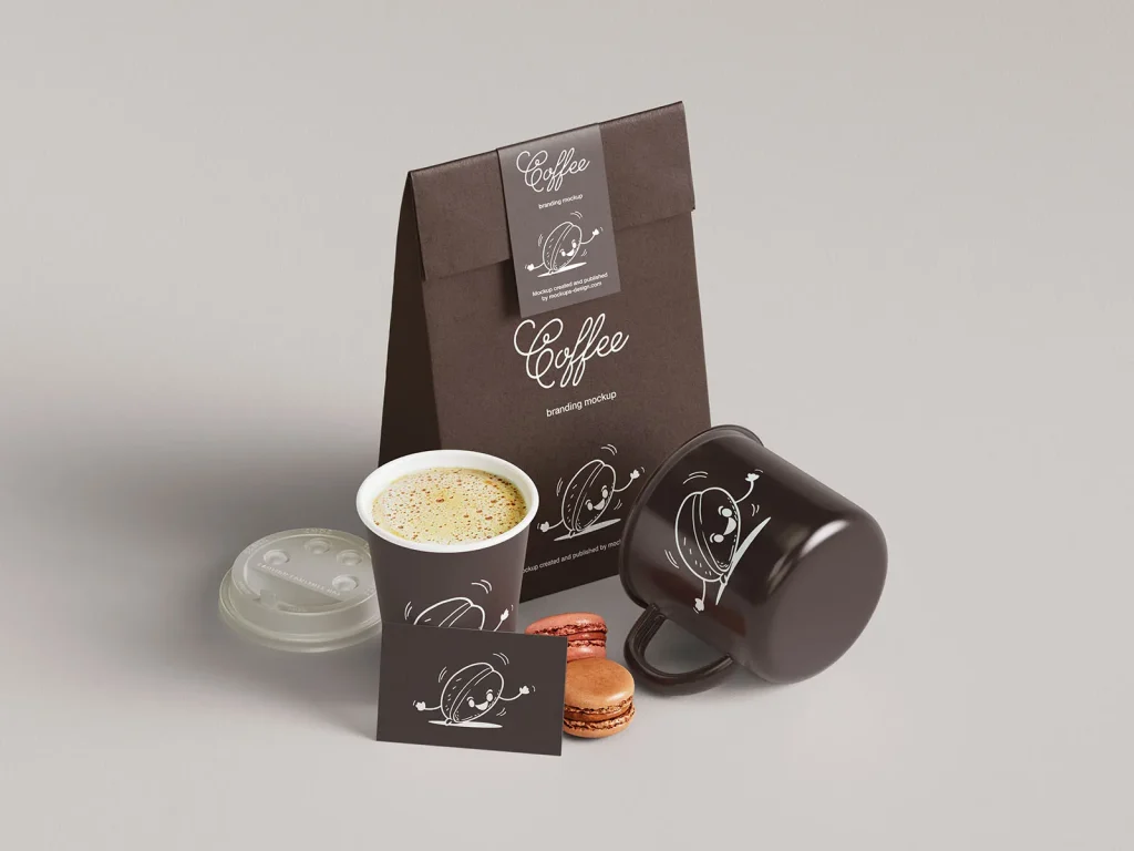 Coffee branding mockup