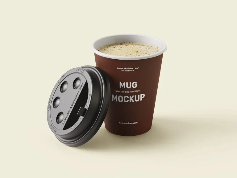 Homepage Coffee cup mockup