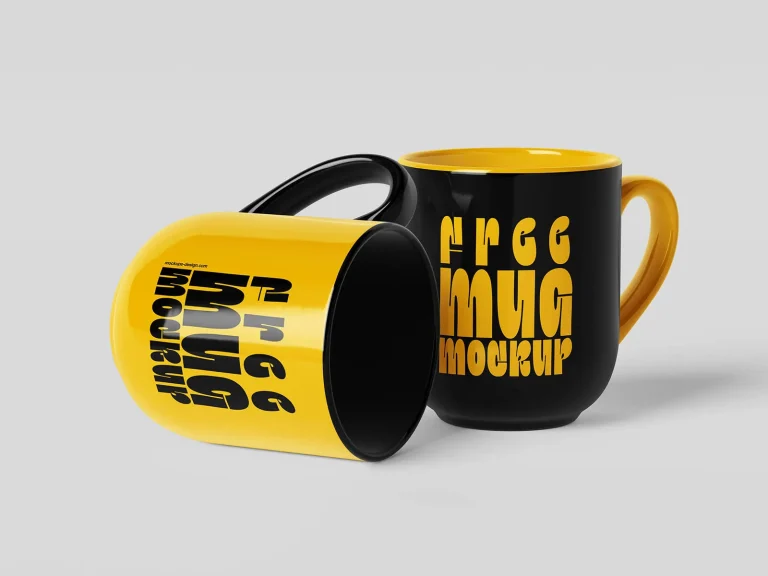 Homepage Glossy mug mockup