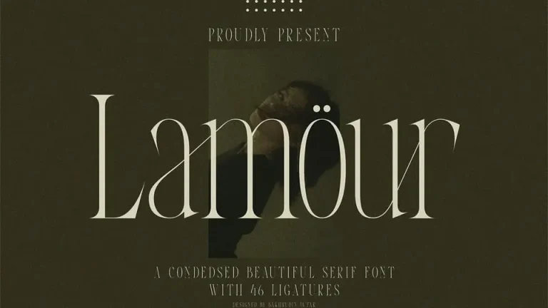Homepage Lamour Font