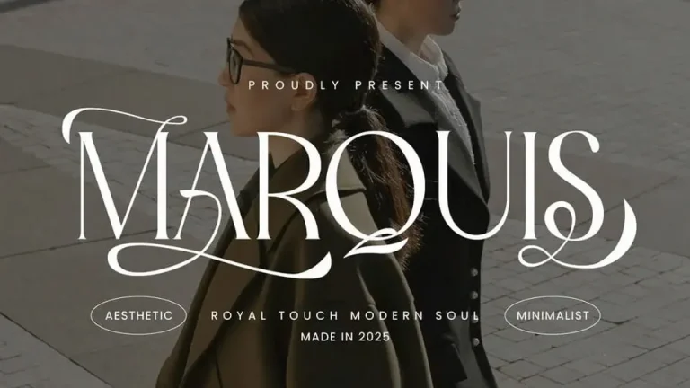 Homepage Marquis Font