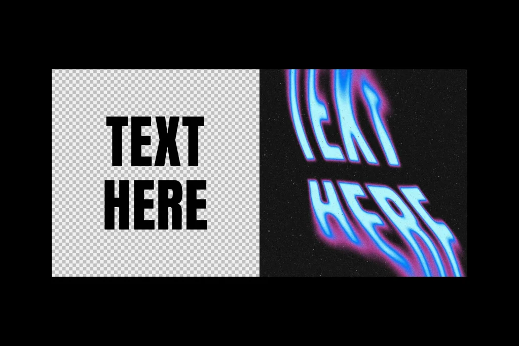 Melting Liquid Text Effect Melting Liquid Text Effect
