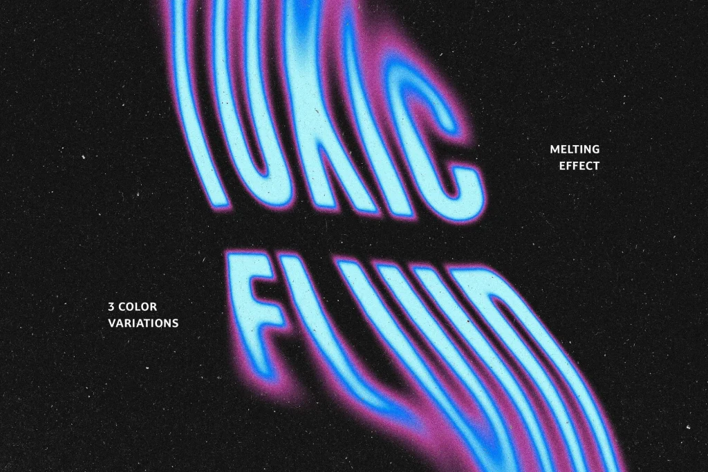 Melting Liquid Text Effect Melting Liquid Text Effect