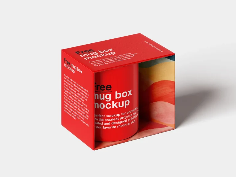 Homepage Mug in the box mockup