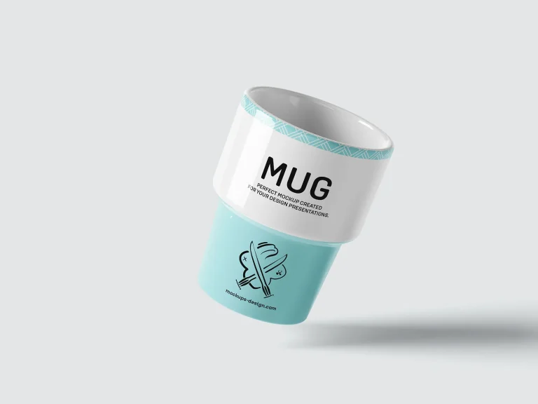 Homepage Retro mug mockup