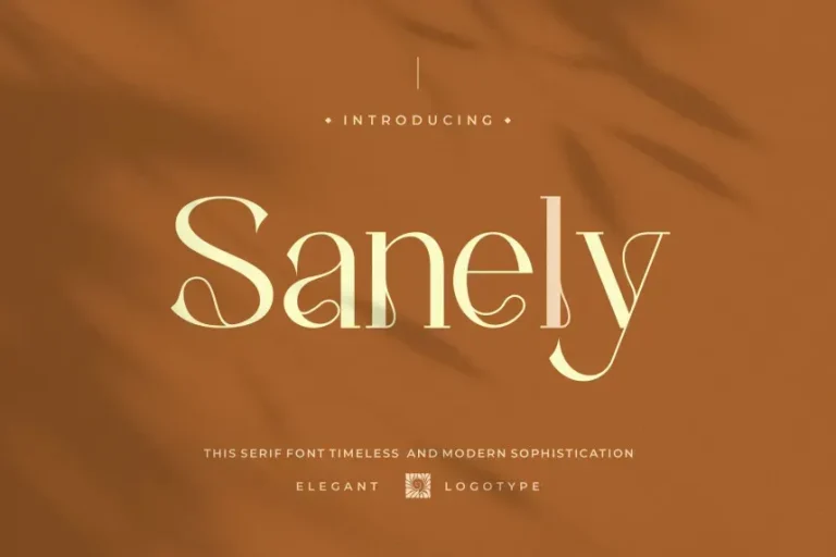 Homepage Sanely Font