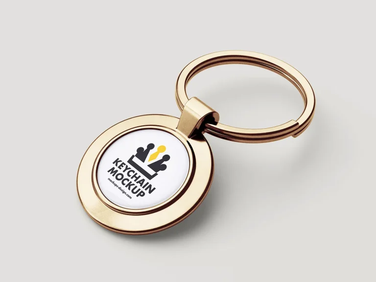 Homepage Shiny key chain mockup