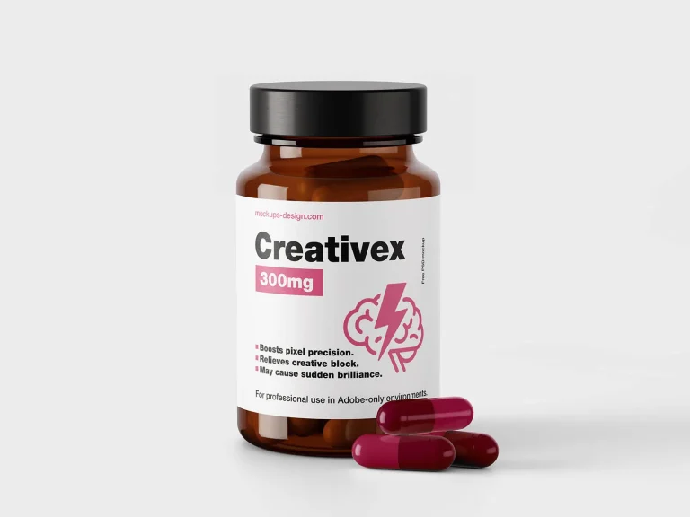 Homepage Supplement jar mockup