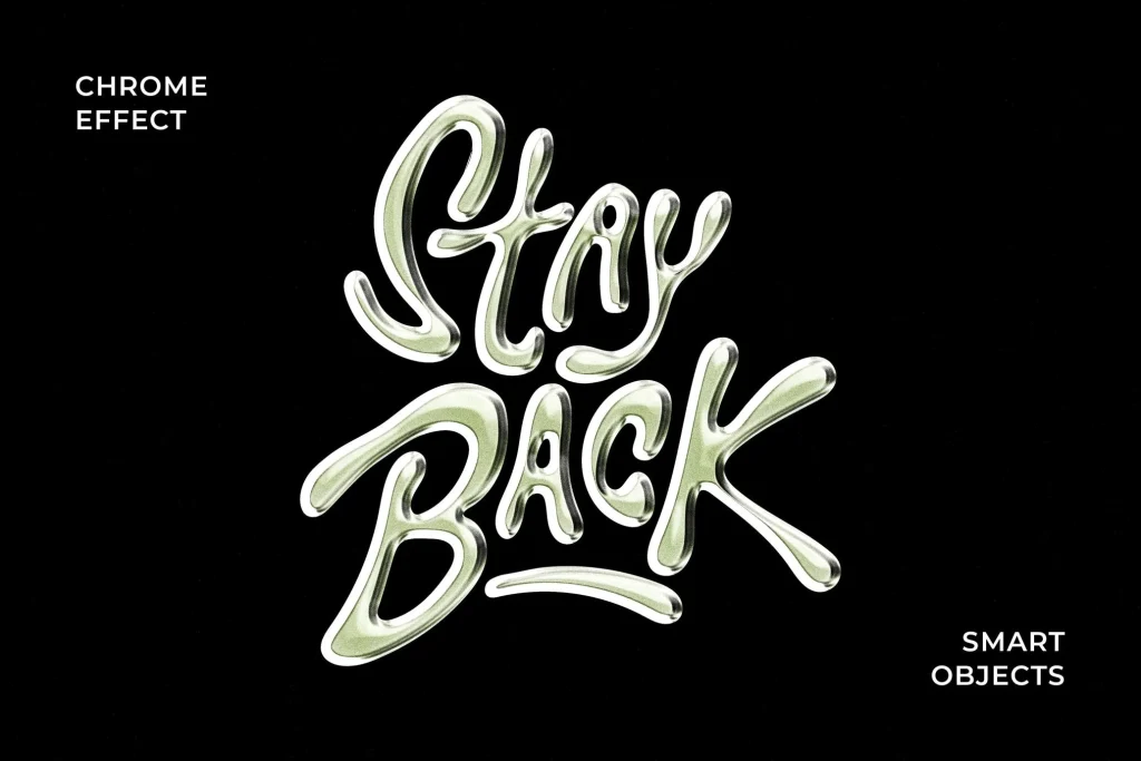 Vivid Chrome Text & Logo Effect Vivid Chrome Text & Logo Effect