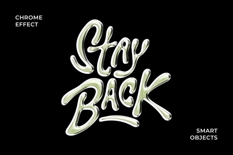 Vivid Chrome Text & Logo Effect