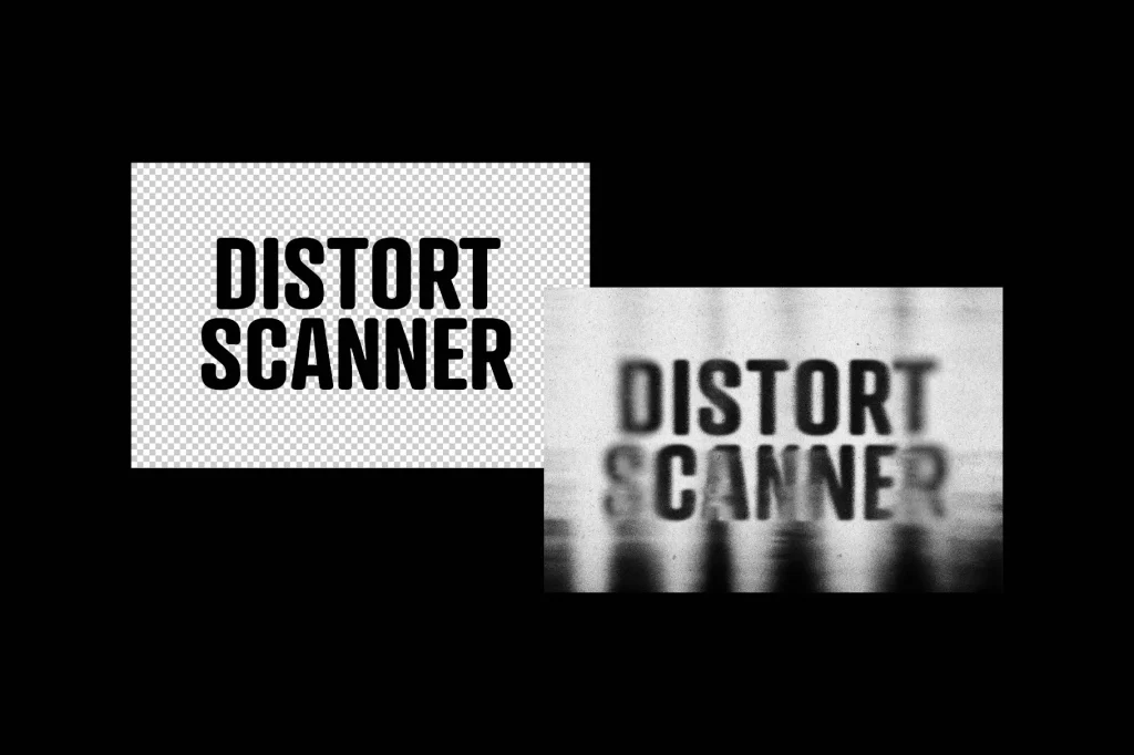 Bad Scanner Text Effect Bad Scanner Text Effect