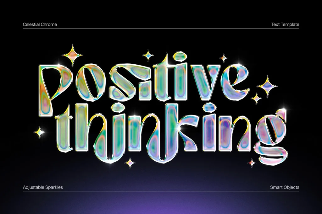 Celestial Chrome Text & Logo Effect Celestial Chrome Text & Logo Effect