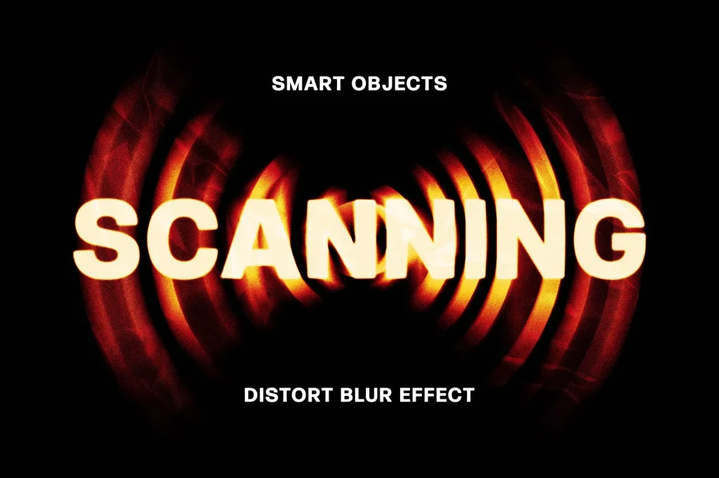 Distort Blur Text Effect Distort Blur Text Effect
