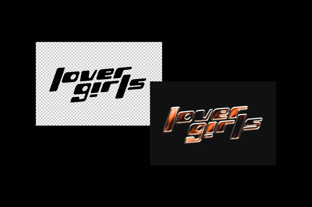 Gloss Metal Text Effect Gloss Metal Text Effect