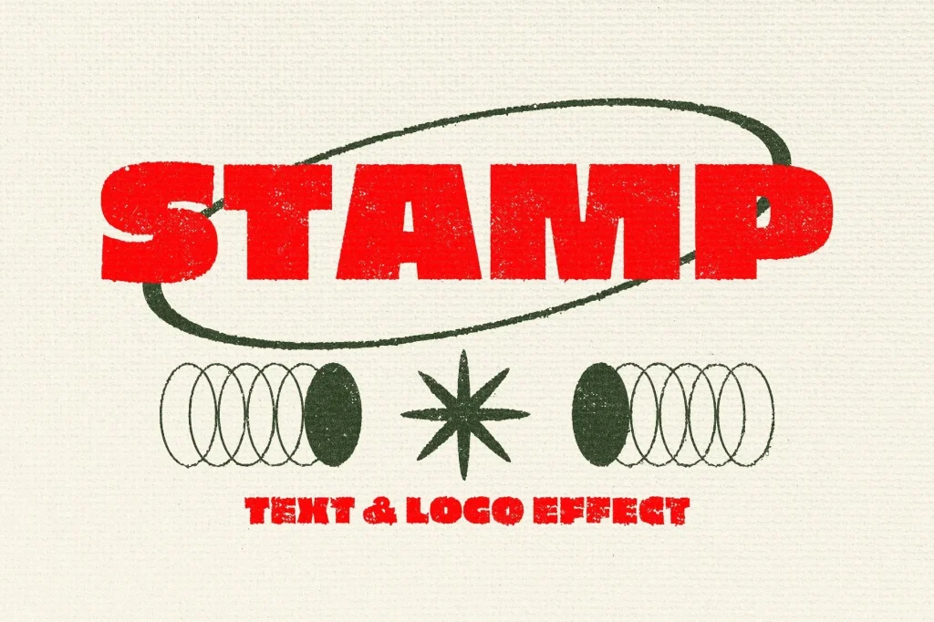 Stamp Text & Logo Effect Stamp Text & Logo Effect