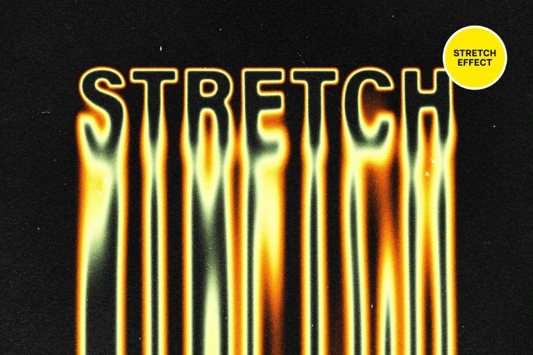 stretch-melting-text-effect-0